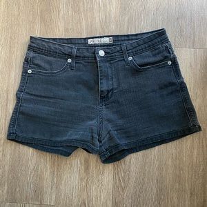Just USA black jean shorts